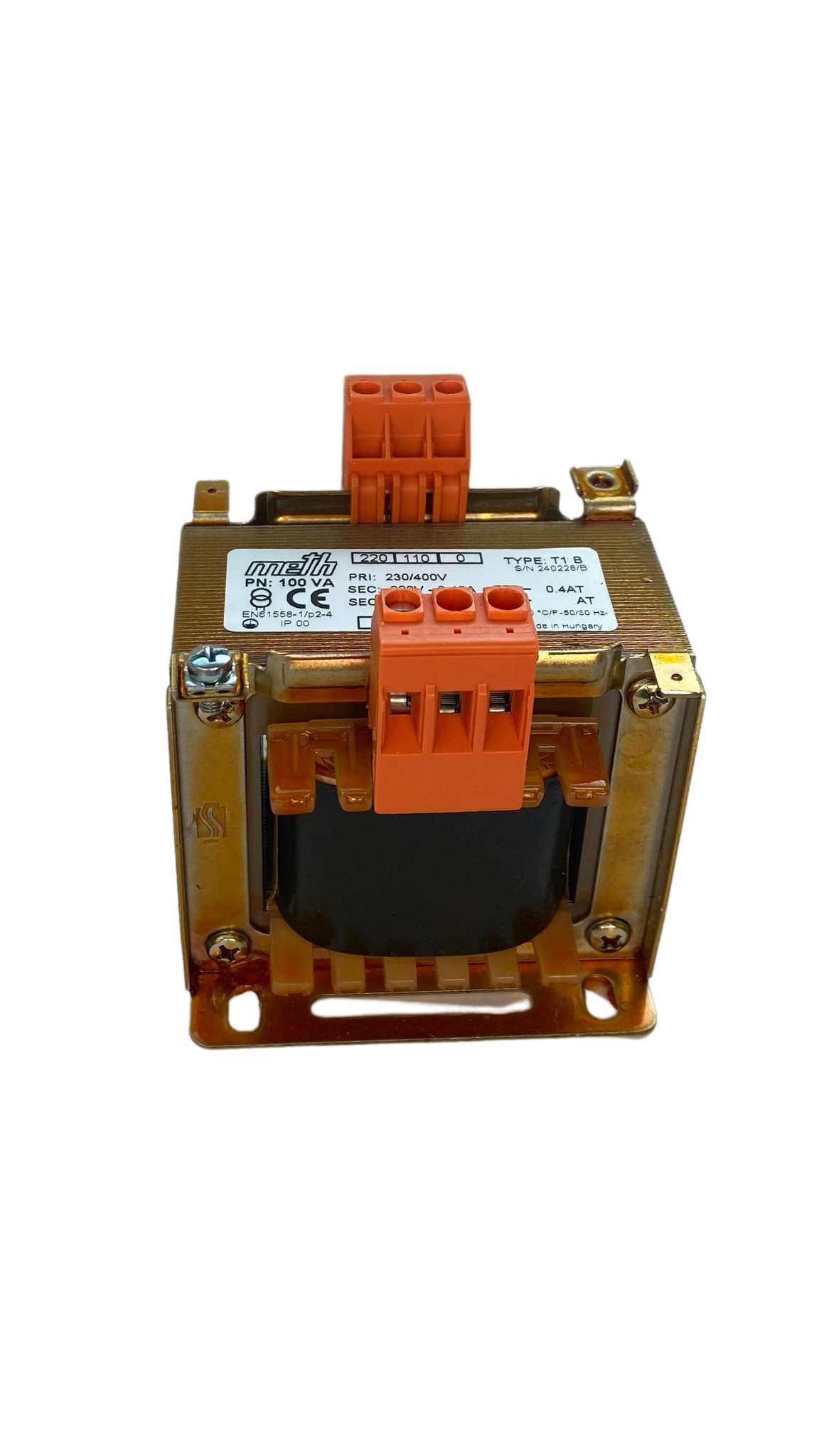 (ERGN_63VA_220V) Трансформатор напруги T1-B VT 63 ВА, Uвх=230/400В ...