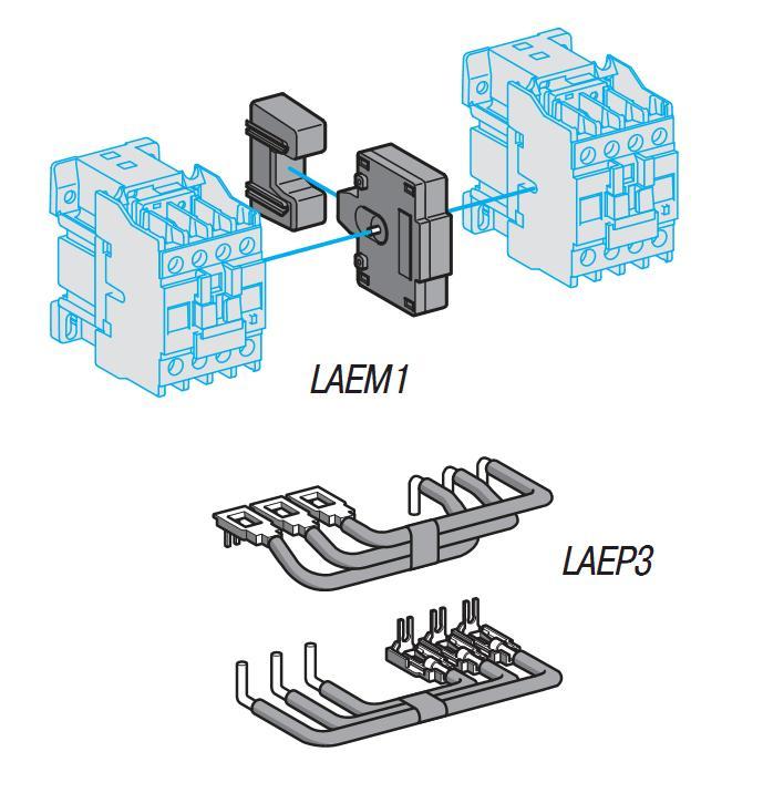 (LAEM1)  блокировка для контакторов LC1E06-65, Schneider .