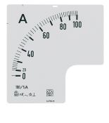 (SC2255D100) Шкала для амперметра 90° 1000/5A с перегрузкою 5In. тип RQ72E. IME