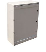 (CP5102) Корпус ударопрочный с АБС-пластика e.plbox.250.330.130.18m.blank. 250х330х130мм. IP65 с панелью под 18 модулей. E.NEXT