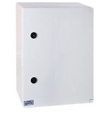 (CP5203) Корпус ударопрочный с АБС-пластика e.plbox.400.500.175.3f.6m.blank. 400х500х175мм. IP65 с панелью под 3 - фазный счётчик и 6 модулей. E.NEXT