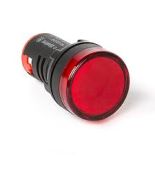 Лампа сигнальна Plastim LED індикатор PB0 LS22 220R діаметр 22 мм 220V червоний Лампа сигнальна Plastim LED індикатор діаметр 22 мм 220V червоний