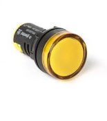 (PB0-LS22-220Y) Лампа сигнальная LED индикатор. диаметр 22 мм 220V. жёлтый. Plastim (PB0-LS22-220Y) Лампа сигнальная LED индикатор. диаметр 22 мм 220V. жёлтый. Plastim