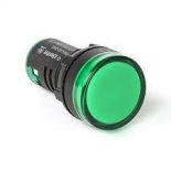 (PB0-LS22-24G) Лампа сигнальная LED индикатор. диаметр 22 мм 24V. зелёный. Plastim (PB0-LS22-24G) Лампа сигнальная LED индикатор. диаметр 22 мм 24V. зелёный. Plastim