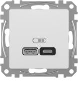 Розетка Schneider Electric USB тип A C 3A 45 Вт Sedna Design білий