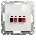 Аудіорозетка Schneider Electric Sedna Design SDD111411 білий Аудіорозетка Schneider Electric Sedna Design білий