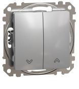 Двоклавішний вимикач для жалюзі Schneider Electric Sedna Design чорний SDD113104