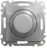 (SDD113502) Универсальный поворотный диммер для Led ламп Sedna Design. алюминий. Schenider Electric