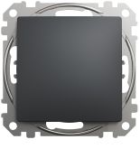 (SDD114107) Одноклавишный промежуточный выключатель Sedna Design. чёрный. Schenider Electric