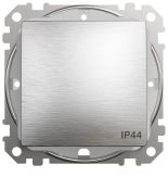 (SDD270106) Одноклавишный проходной выключатель IP44 Sedna Elements. матовый алюминий. Schenider Electric (SDD270106) Одноклавишный проходной выключатель IP44 Sedna Elements. матовый алюминий. Schenider Electric