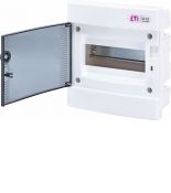 Розподільний щит ETI ECM 8 PT IP40 1 ряд 8 модулів внутрішньої установки