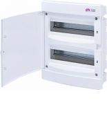 Розподільний щит ETI ECM 24 PO IP40 1101016 2 ряди 12 модулів внутрішньої установки вбудований біла двері Розподільний щит ETI ECM 24 PO IP40 2 ряди 12 модулів внутрішньої установки