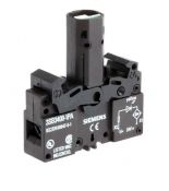 (3SB3400-1PA) Ламповый патрон со встроенным светодиодом серия 3SB3. AC/DC 24V. желтый. SIEMENS