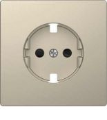 MTN2330-6033 (MTN2330-6033) Лицевая панель для розетки со шторками Merten D-Life. сахара. Schneider Electric