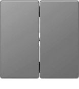 MTN3400-6036 (MTN3400-6036) Клавиша двойная Merten D-Life. нержавеющая сталь. Schneider Electric