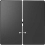 MTN3420-6034 (MTN3420-6034) Клавиша двойная с LED-индикацией Merten D-Life. антрацит. Schneider Electric