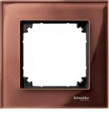 (MTN4010-3215) Рамка 1-постовая Merten M-Elegance Стекло. махагон. Schneider Electric MTN4010-3215 (MTN4010-3215) Рамка 1-постовая Merten M-Elegance Стекло. махагон. Schneider Electric