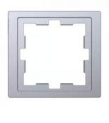 MTN4010-6536 (MTN4010-6536) Рамка 1-постовая Merten D-Life. нержавеющая сталь. Schneider Electric