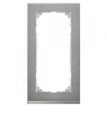 MTN4025-3646 (MTN4025-3646) Рамка 2-постовая без перегородки Merten M-Pure Decor.  сталь. Schneider Electric