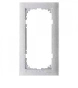 MTN4025-3660 (MTN4025-3660) Рамка 2-постовая без перегородки Merten M-Pure. алюминий. Schneider Electric