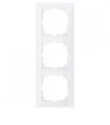 MTN4030-3619 (MTN4030-3619) Рамка 3-постовая Merten M-Pure. полярно-белый. Schneider Electric