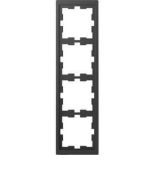 MTN4040-6534 (MTN4040-6534) Рамка 4-постовая Merten D-Life. антрацит. Schneider Electric