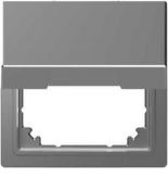 MTN4081-6036 (MTN4081-6036) Адаптер для инсталляции Merten с крышкой System M в D-Life. нержавеющая сталь. Schneider Electric