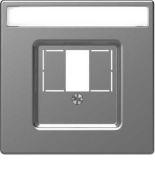 MTN4250-6036 (MTN4250-6036) Пластиковая центральная плата для TAE/Audio/USB с полем для надписи. Schneider Electric