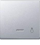 MTN430960 (MTN430960) Клавиша с окошком для световой индикации и пиктограммой «свет» Merten System M. алюминий. Schneider Electric