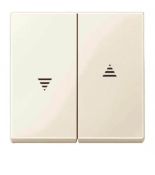 MTN432444 (MTN432444) Двойная клавиша для клавишного и кнопочного выключателя рольставней Merten System M. бежевый. Schneider Electric