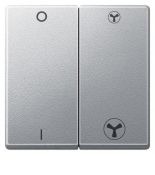 (MTN435060) Двойная клавиша для механизма выключателя вентилятора Merten System M. алюминий. Schneider Electric MTN435060 (MTN435060) Двойная клавиша для механизма выключателя вентилятора Merten System M. алюминий. Schneider Electric