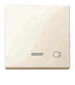 MTN435244 (MTN435244) Клавиша с окошком для световой индикации и пиктограммой «вилка» Merten System M. бежевый. Schneider Electric