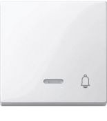 (MTN435819) Клавиша с окошком для световой индикации и пиктограммой «звонок» Merten System M. полярно-белый. Schneider Electric MTN435819 (MTN435819) Клавиша с окошком для световой индикации и пиктограммой «звонок» Merten System M. полярно-белый. Schneider Electric