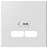 (MTN4367-0325) Накладка для USB-розетки (2 разъёма). белый. Schneider Electric MTN4367-0325 (MTN4367-0325) Накладка для USB-розетки (2 разъёма). белый. Schneider Electric