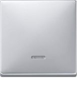 MTN438060 (MTN438060) Клавиша с окошком для световой индикации Merten System Design. алюминий. Schneider Electric