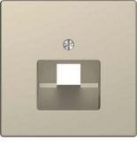 MTN4521-6033 (MTN4521-6033) Лицевая панель для одинарной интернет-розетки RJ45 Merten D-Life. сахара. Schneider Electric