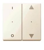 MTN619544 (MTN619544) Клавиша для модуля 2-кнопочного выключателя KNX с символами I/0 и вверх/вниз Merten System M. бежевый. Schneider Electric