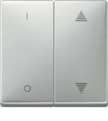 (MTN626646) Клавиша для модуля 2-кнопочного выключателя KNX с символами I/0 и стрелками вверх/вниз Merten System Design. сталь. Schneider Electric MTN626646 (MTN626646) Клавиша для модуля 2-кнопочного выключателя KNX с символами I/0 и стрелками вверх/вниз Merten System Design. сталь. Schneider Electric