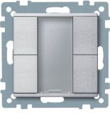 (MTN627660) 2-кнопочный выключатель KNX plus Merten System M. алюминий. Schneider Electric MTN627660 (MTN627660) 2-кнопочный выключатель KNX plus Merten System M. алюминий. Schneider Electric