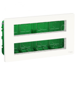 Блок прихованої установки Schneider Electric unica system 2х5