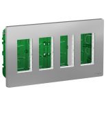 (NU174418) Блок скрытой установки unica system. 4х2. UNICA NEW белый. Schneider Electric (NU174418) Блок скрытой установки unica system. 4х2. UNICA NEW белый. Schneider Electric
