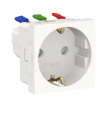 (NU7002P) Суппорт пластиковый 2 модуля. UNICA NEW. Schneider Electric