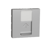 (NU348618) Механизм аудиорозетки 2 модуля. UNICA NEW белый. Schneider Electric