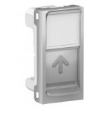 (NU941118) Лицевая панель RJ45. 2 модуль. UNICA NEW белый. Schneider Electric