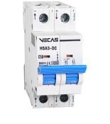 (VCS-000031) Автоматический выключатель HSA3-DC 2P 50А. 4.5кА кривая C. 500V DC. VECAS