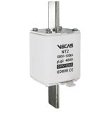 Ножовий запобіжник VECAS серії NH NH2 400A 500В AC для силових розподільних щитів. Ножовий запобіжник VECAS серії NH NH2 400A для силових розподільних щитів.