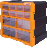 (t011019) Органайзер пластиковый. e.toolbox.pro.19. 12-секционный 267х157х262мм. E.NEXT
