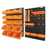 (t011026) Органайзер для инструментов настенный.e.toolbox.pro.26. 35 элементов 825х210х585мм. E.NEXT