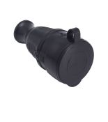 Розетка каучукова переносна KDP 2Р РE 16А IP44 чорна Bylion 403354