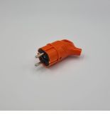 Вилка каучукова кутова з ухом RPAEO оранжева 2Р РE TAKEL 503352 O IP44